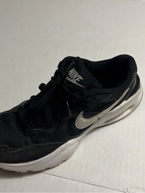Nike Black Textile Sneaker Interior Tag Detail